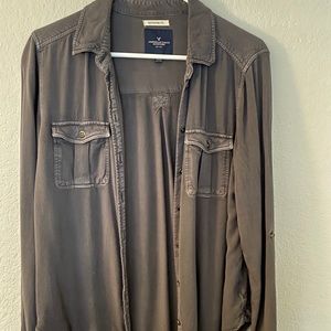 American Eagle - Long Sleeve Button Up